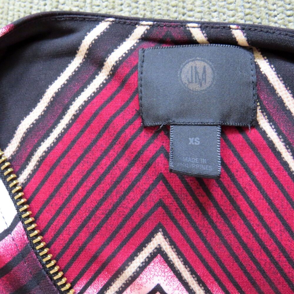JM Collection Retro print Tunic Top  XS - Picture 4 of 9